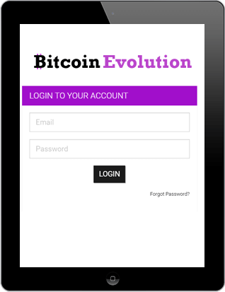 Bitcoin Evolution - Login Process