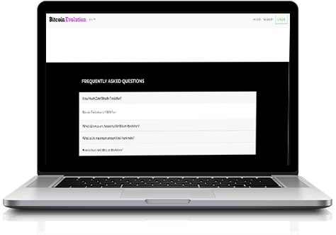 Bitcoin Evolution - Login Process